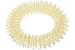 DIYEAH Ensemble de Bracelets d'acupression pour Les et du Poignet (doré)