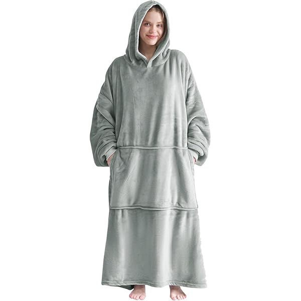 Mewaii Geschenken voor vrouwen vriendin, oversized draagbare deken hoodie, super zacht, warm, gezellig met schattige zwarte kat deken, dikke flanellen sherpa met mouwen
