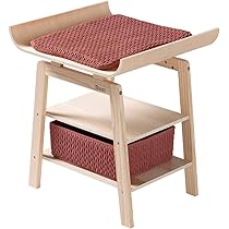 Small foot - houten poppenbed wit met beddengoed strepen