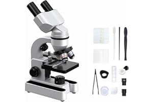 MUGOLPLUMSSY Stereo Microscopes-Biological Educational Microscope for Students,with Phone Clip,Biological Specimen and Fill Light (3)