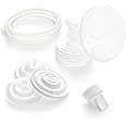 ORIGINAL SpeCtra Flange Set (Size: 28MM Large) - Includes 1 x(Flange w/ Valve, Backflow Protector, and Tubing) for SpeCtra Breast Pumps S1, S2, M1, and SpeCtra S9 Made by SpeCtra Baby USA
