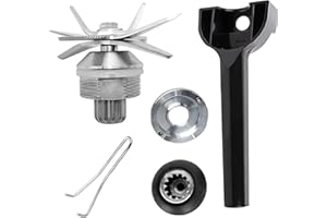 JOJOCY Juego de herramientas de extracción de llave para licuadora de 8 cuchillas con llave inglesa, piezas de repuesto para mezcladora de licuadora serie 5200 de 64 onzas y 32 onzas