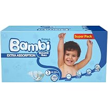 Sanita Bambi Baby Diapers Value Pack Size 5, X-Large, 12-22 KG, 28 ...