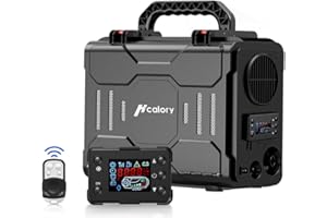 Hcalory 12V 5KW Nueva caja de herramientas portátil más malla de hierro de aire Calentador portátil y puede ser utilizado en múltiples escenas