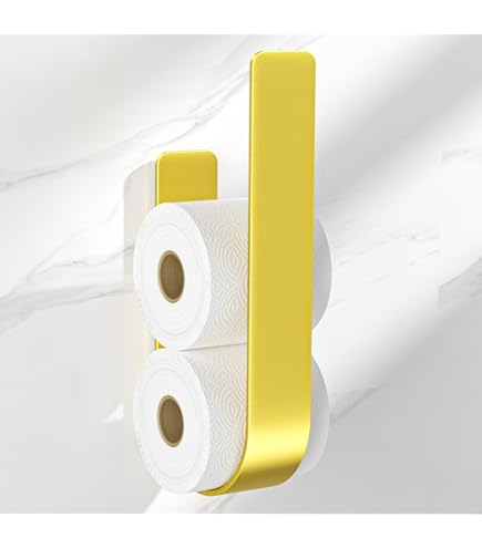NearMoon Toiletpapier opbergrek, 3 rollen toiletpapier, metalen badkameraccessoires, roestvrij voor badkamer/keukenaanrecht in de kast