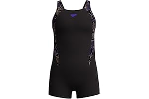 Speedo Girls Hyper Boom Splice Legsuit Swimsuit
