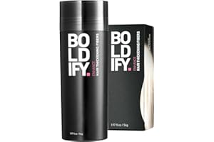 BOLDIFY Fibres Capillaires Naturelles - 56g Poudre Densifiante Cheveux - Poudre Cheveux Pour Cheveux Clairsemés - Masque la Perte de Cheveux en 15 Secondes - Pour Femmes & Hommes (Blond Clair)
