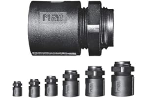 FLEX-IT FLEXIBLE CONDUIT 25mm Quality Hinged Fittings for 25mm (External) Polypropylene Flexible Conduit - 10 Pack