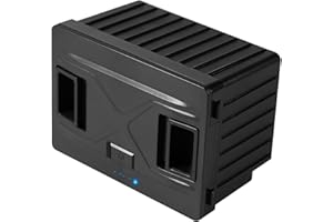 ELECAENTA 15600mAh/173Wh Batería para Refrigerador de Coche, Gran Capacidad Batería Para UD45 40,6L Nevera Portátil Eléctrica, 3 Métodos de Crga, Compatible con Carga Energía Solar - Negro