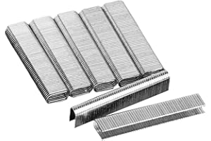 BEAHING Heavy Duty Staples, 1000Pcs/ Box Staple Gun Staples Heavy Duty Universal Standard U Shaped Nails for Decoration, Carpentry, Furniture, Billboards, U Nails