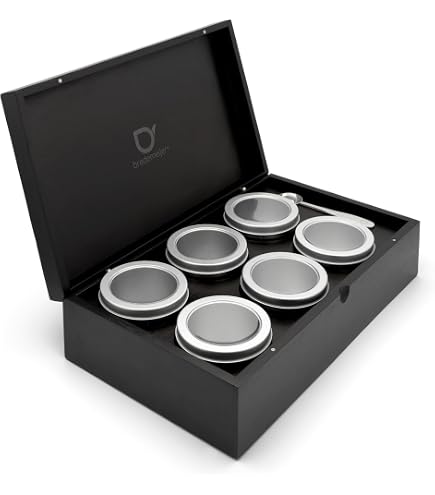 Boîte à Thé En Bambou Avec 12 Compartiments - Rangement Élégant Pour Sachets De Thé - Noir