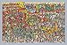 Produktbild Where´s Wally - Toys, Toys, Toys - Wimmelbild TV-Serie Kindersendungen - Größe 91,5x61 cm + Wechselrahmen der Marke Shinsuke® Maxi aus schwerem MDF Holzfaserwerkstoff, silber - mit Acrylglas-Scheibe.