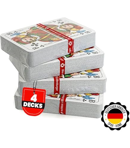 3 Confezioni Carte Da Gioco Romme - Ogni Confezione Contiene 2 Mazzi Da