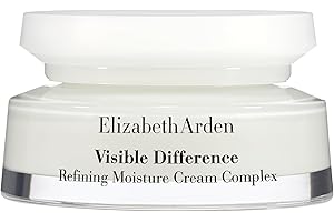 Elizabeth Arden Visible Difference Refining Moisture Cream Complex for Face, 75ml, Rich Emollient Formula, for Anti-Ageing & Tired Skin, Unisex