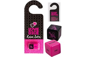 Tease & Please - Love Dice Kama Sutra - Erotiskt brädspel inkl. Dörrhängare - 1 bit