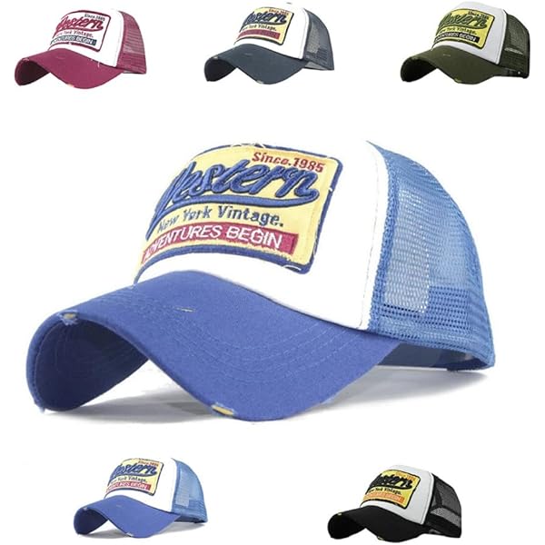 Yutdeng Casquette Baseball De Respirante Snapback Broderie Lettres