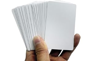 UID blankt kort, återskrivbara kort, 20 UID-smartkort, 13,56 MHz utbytbara IC-PVC-blankkort, lämpligt för M1 Mi-Fare-åtkomstk