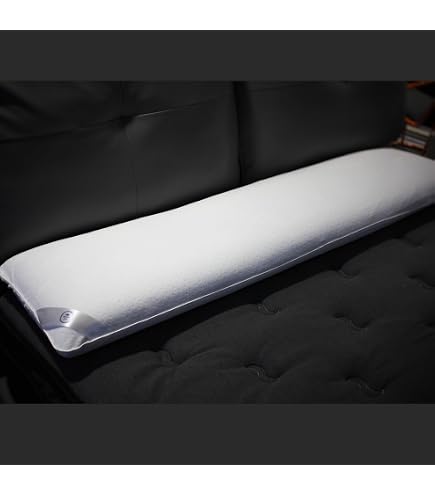 SAMPUR Traversin Mirage - Oreiller à Mémoire De Forme Microperforé, Déhoussable Et Lavable, 150 Cm