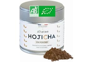 ANATAE MATCHA BIOLOGIQUE Anatae Marque française - Thé Hojicha bio japonais - 100% poudre de thé vert hojicha bio pour hojicha traditionnel, hojicha latte ou pâtisserie - Origine Shizuoka, Japon. 30 g (30)