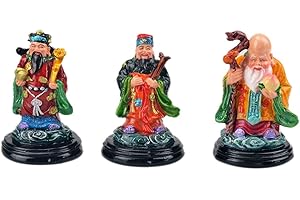 FENGSHUISALE Feng Shui Painting Fuk Luk Sau/fengshui Three Gods W Free Mxsabrina Red String Bracelet D1035 by juanxian