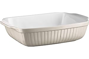 Mäser 931501 Kitchen Time - Pirofila rettangolare, ideale anche per lasagne, teglia da forno e tiramisù, resistente ai graffi e ai tagli, 33 x 24 x 8 cm, in ceramica, grigio