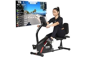 Care Fitness - Vélo d’Appartement Cardio Master - Vélo connecté - Fonction Ergomètre - Freinage Magnétique - Masse d’Intertie 7 kg - Compatible avec l’Application Kinomap