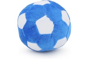 TONYFY Hundespielzeug Bälle, Gefüllt mit Fluffy Kauspielzeug für Haustiere, Interaktives Quietsch Spielzeug für Hunde, Durable Hunde Puzzle Spielzeug für Mittel Große Hunderassen, 7" Plüsch Fußball