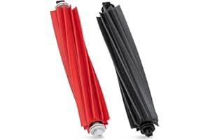 OMYOPY 2 Stück Zubehör für Roborock Original Zubehör, Trennbare Rubber Hauptbürste Hauptbürsten Zubehörset Ersatzteile Rollen Bürste für S8 Pro Ultra, S8, S8+, Q5 Pro, Q5 Pro+, Q8Max und Q8Max