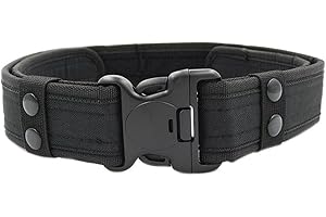 MESHIKAIER Ceinture Homme en Toile Militaire et Tactique - Réglable et Sportive Avec Boucle Plastique