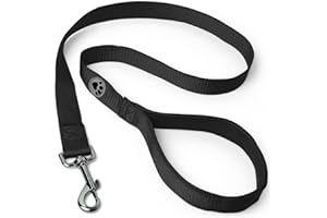 iGadgitz Home U7227 Correa Perro Acolchada, Correa para Perros con Mango Acolchado, Dog Lead -Negro -122cm (1.22m)