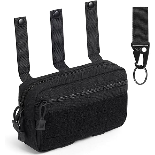 Qavctw Tactical Admin Pouch Bag With Hook And Loop Tool Storage Bag