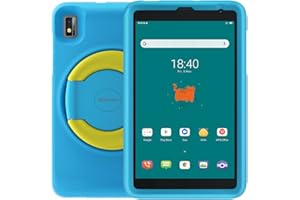 Blackview Tab 6 Kids - Tablette Tactile 4G pour Enfants - Écran HD+ 8 Pouces - 3Go + 32Go - Contrôle Parental Integré - Protège Les Yeux - Coque Incluse - Android - Version Française - Bleu
