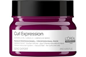 L'ORÉAL PROFESSIONNEL L’Oréal Professionnel, Mascarilla Hidratante Intensiva, para Cualquier Tipo De Rizos & Ondas, Curl Expression, 250 ml