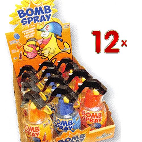 Preisvergleich Produktbild Bomb Spray 12 Stck. Packung (Flüssigbonbon zum Sprühen in verschiedenen Geschmacksrichtungen)