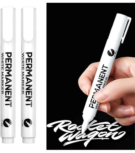 DARWI Punte Di Ricambio Per Pennarelli Acryl Opak - Punta Tonda 1 Mm, Colore Bianco, Confezione Da 1, In Poliestere