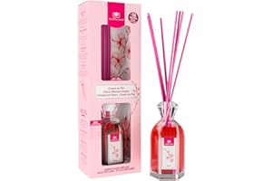 CRISTALINAS | Ambientador Mikado Clásico | Aroma Cerezo | 100% Puro | Renacer| Larga Duración 16 Semanas | 180ml | 0% Alcohol