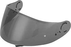 Everalo Compatible with Shoei GT Air 2 Visor - Gt Air - Neotec - Opticson - Cns1 - Helmet Visor Pinlock Ready - Anti-Scratch and Anti-Fog (Black 30%)