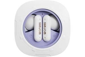 SUNJOM Écouteurs Intra-Auriculaires sans Fil, Audio HD, Bluetooth 5.3, Basses Profondes, appels clairs avec Microphone, résistant à la Transpiration, Convient pour Le Fitness (Violet)