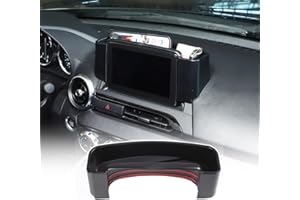 JONKOKO ABS Auto Mittelkonsole Einsatz Organizer Ablageschale für M@zda MX-5 ND 2015–2023 Navigationsbildschirm hinten Ablageschale Organizer Zubehör (Rechtslenker)