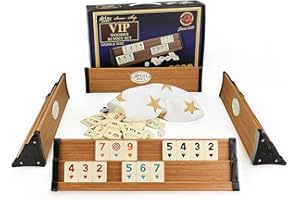 VD vatan since 1975 Juego compacto Rummy / VIP Ahsap Okey SETI con piedras de melamina Orta Boy