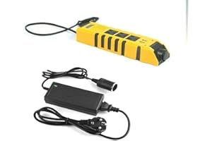 KUNSAN Transformador de Corriente y hercios Cambia de 220V y 50 HZ a 110V y 60HZ para Usar en Europa Equipos Americanos de 110 voltios hasta 120W, Especial para Usar maquinas de peluqueros