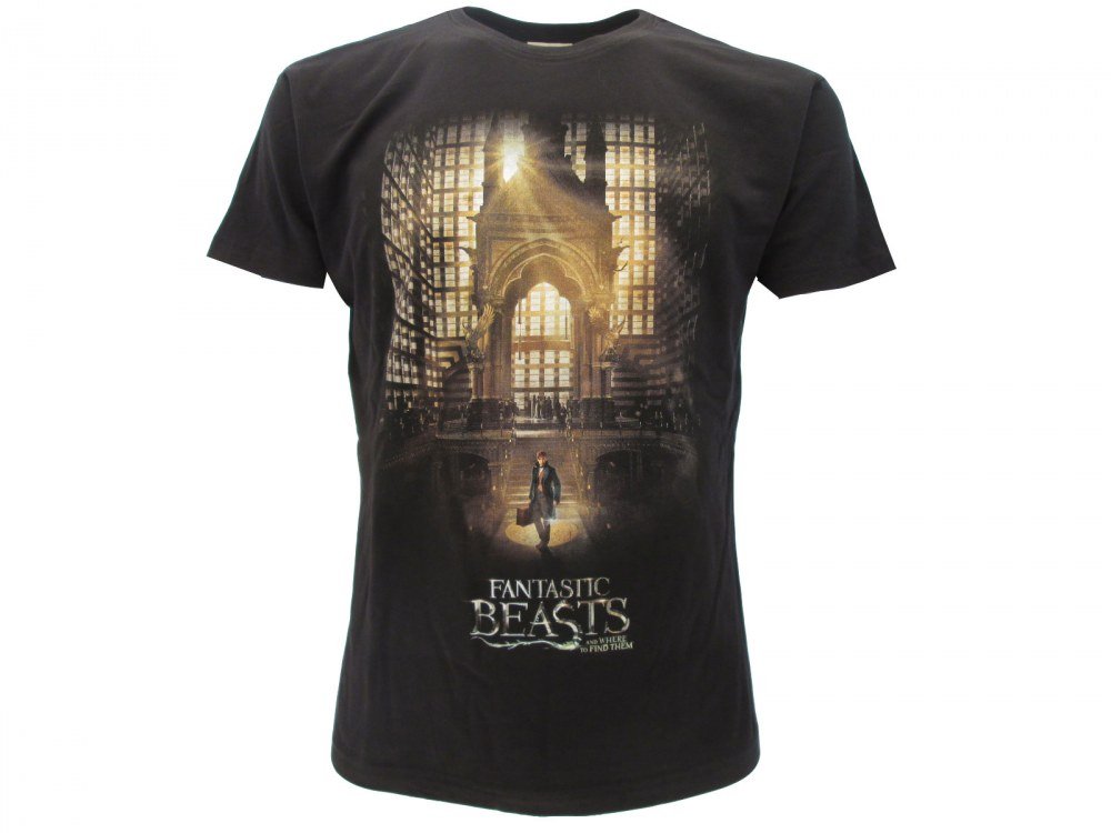 T-Shirt-NEWT-zum-Macusa-von-PHANTASTISCHE-TIERWESEN-100-Offiziell-WARNER-BROS-Harry-Potter