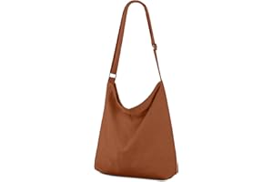 Kememo Crossbody Hobo Bag Corduroy Tote Bag with Zip, Large Capacity Shoulder Bag Handbags Shopping Bag for Women Girls Work School