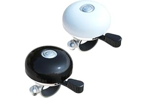 Greallthy Timbre de Bicicleta Retro y Robusto, Ruidoso para Bicicleta, Bonito Color, Resistente a la corrosión e Impermeable para manillares de 22,2 a 28,6 mm.