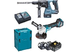 MAKITA DHR243+DGA513+BL1850Bx3+DC18RC