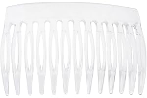 Righe e Pois - Fermaglio per capelli a pettine da 6x4 cm di colore trasparente - PETTINE FRANCESE CM 6 TRASPARENTE - Fianchino per capelli - made in France