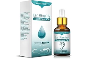UJOOGBU Ear Drops,Ear Oil for Tinnitus Treatment,Ear Ringing Treatment Oil,Ear Ringing Relieving Ear Drops Treatment,Ear Drops Pain Relief,Ear Drops for Itchy Ears,Natural Earache Drops,Tinnitus Relief