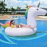 Aufblasbares Einhorn XXL 275cm Pool Luftmatratze...