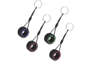 Neoreser Llavero de Llanta Pequeño[4 Piezas], Creativo Colgante Llavero Neumatico Llavero Coche, para Accesorios de Decoración de Automóviles