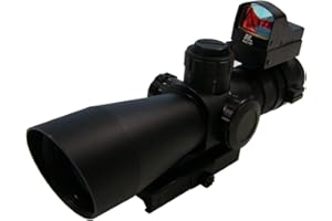 NcStar Mark III Tactical P4 Sniper 3-9X42/Scope Adaptor Mount/Red Dot Combo Package (STP3942G/D)